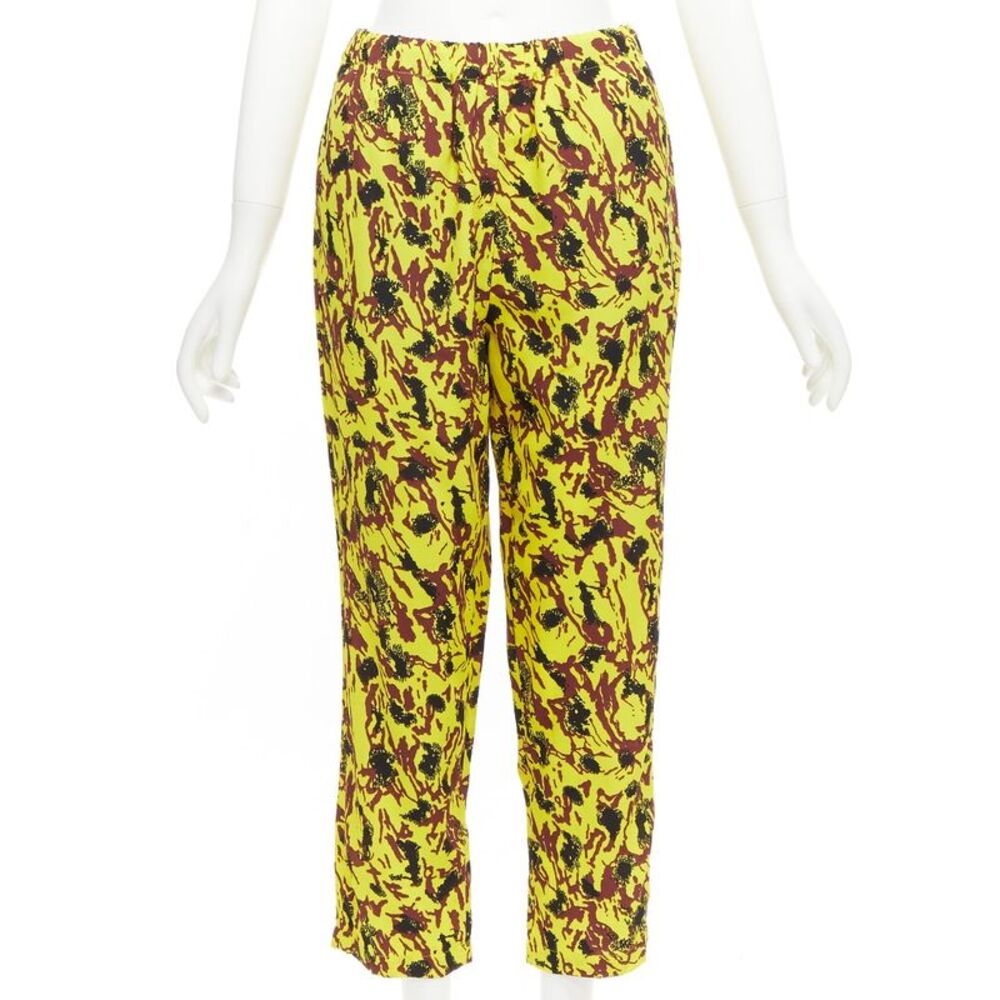 Marni Abstract Print Tapered Pants